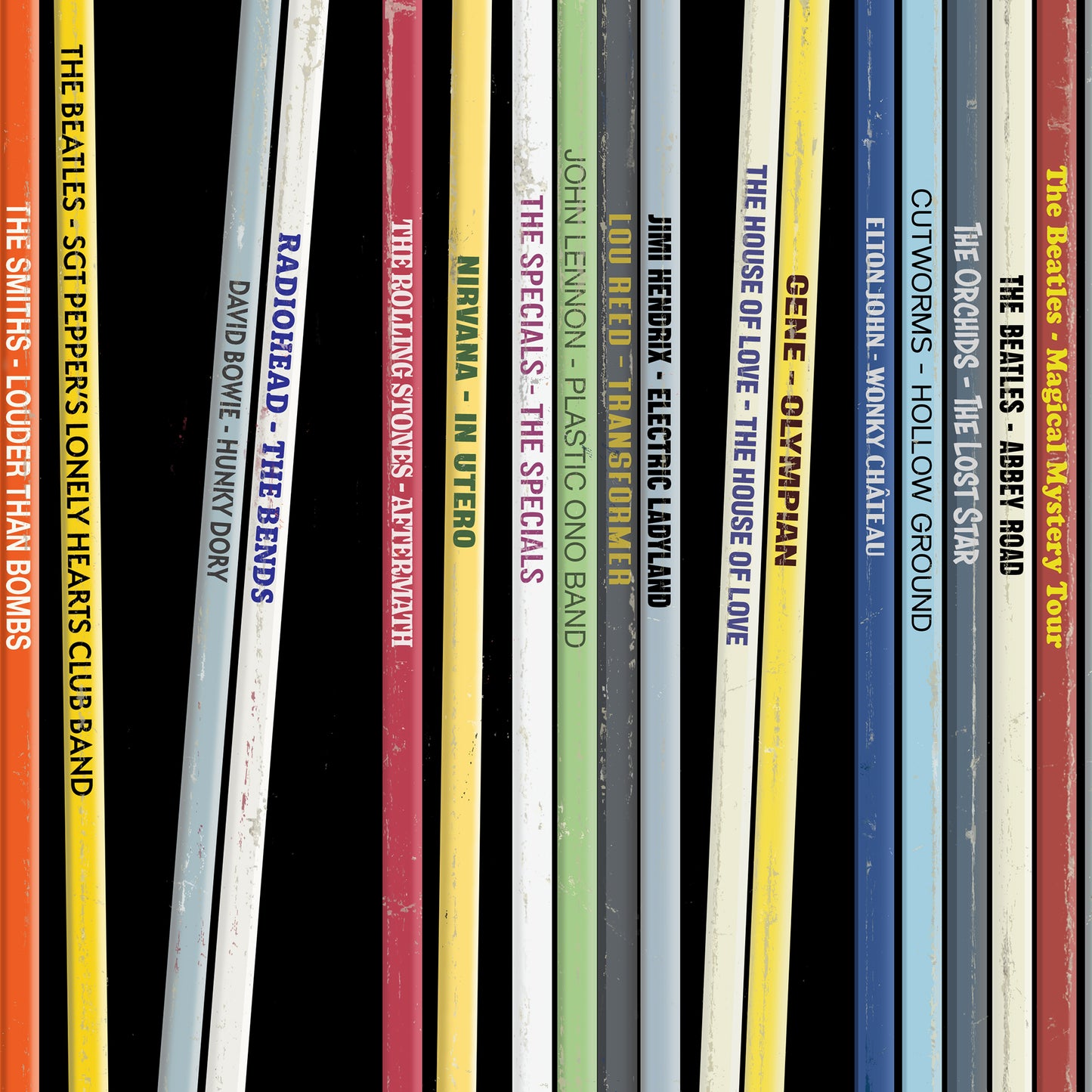 Personalised 20 Vinyl Record Print