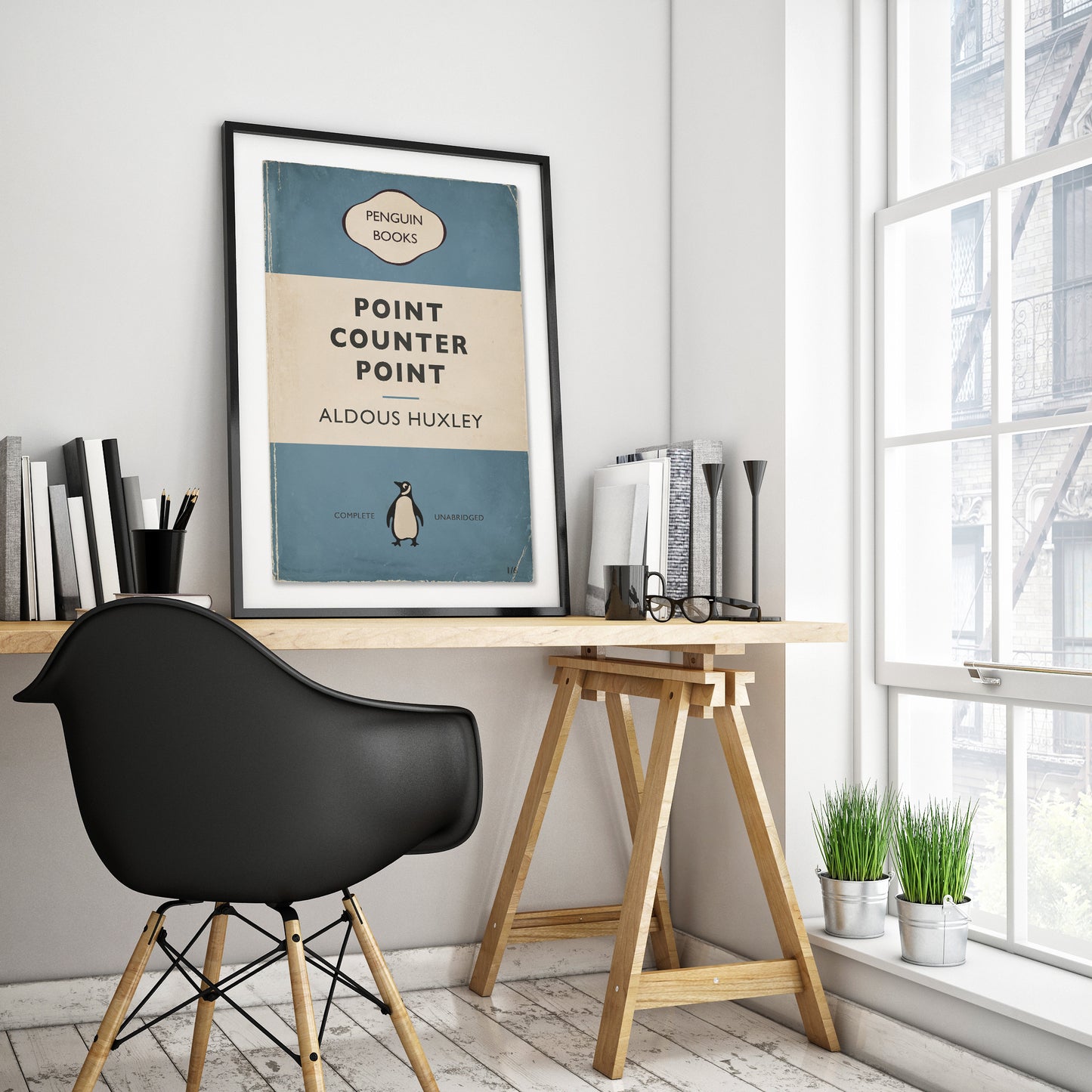 Personalised Penguin Book Cover Print