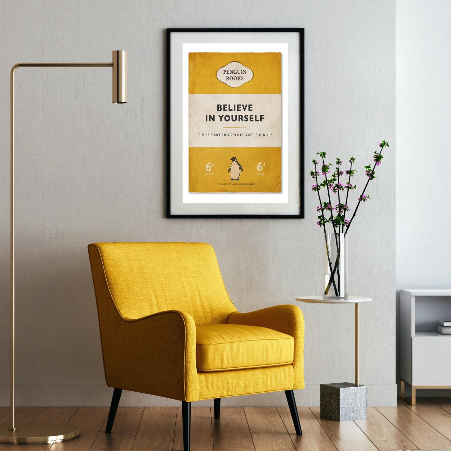 Believe In Yourself - There's Nothing You Can't Fuck Up - Penguin Book Print