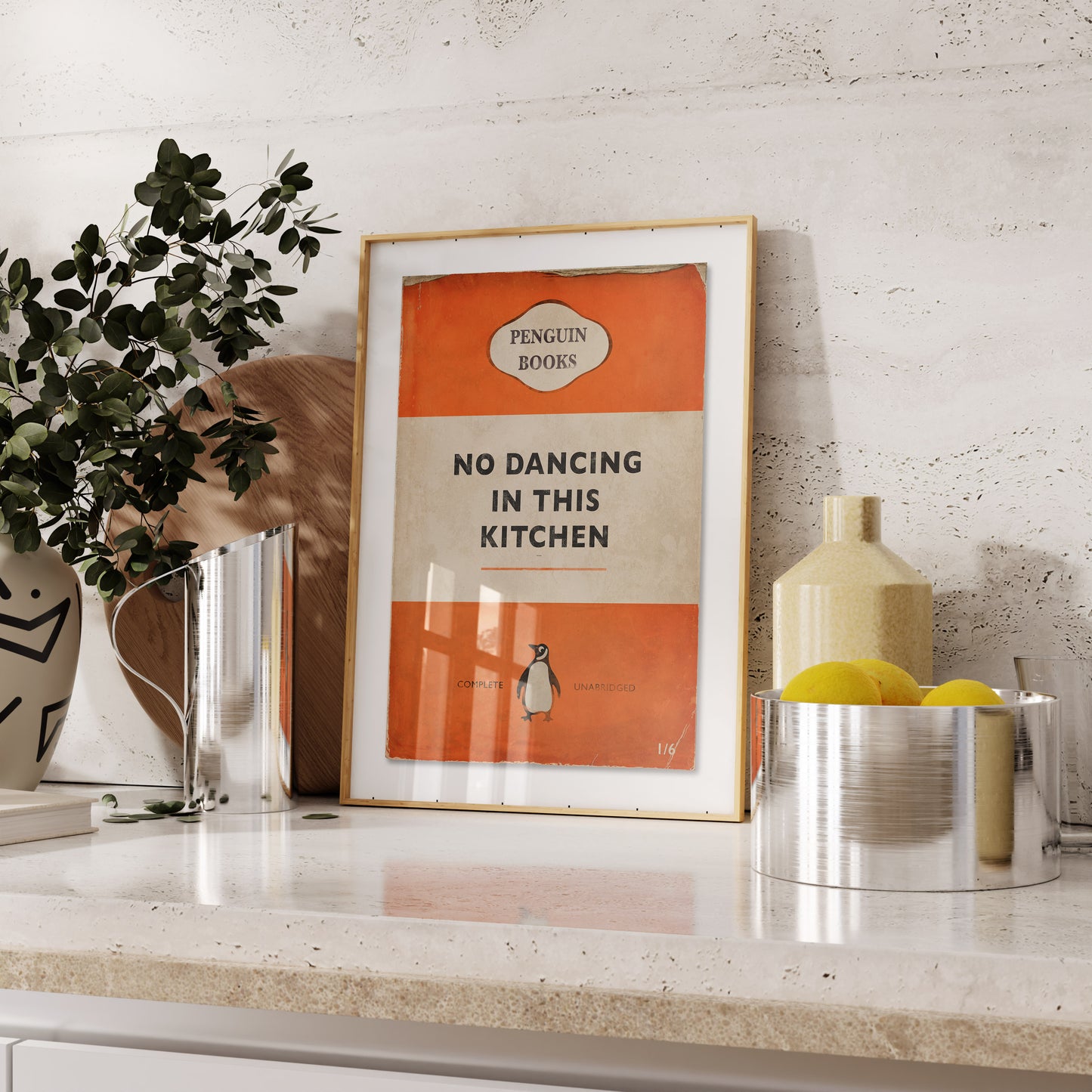 No Dancing In This Kitchen - Penguin Book Cover Print