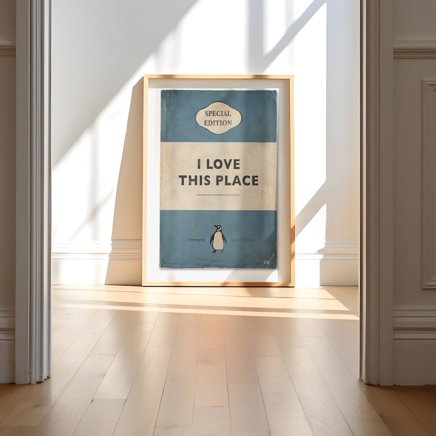 I Love This Place - Penguin Book Cover Print