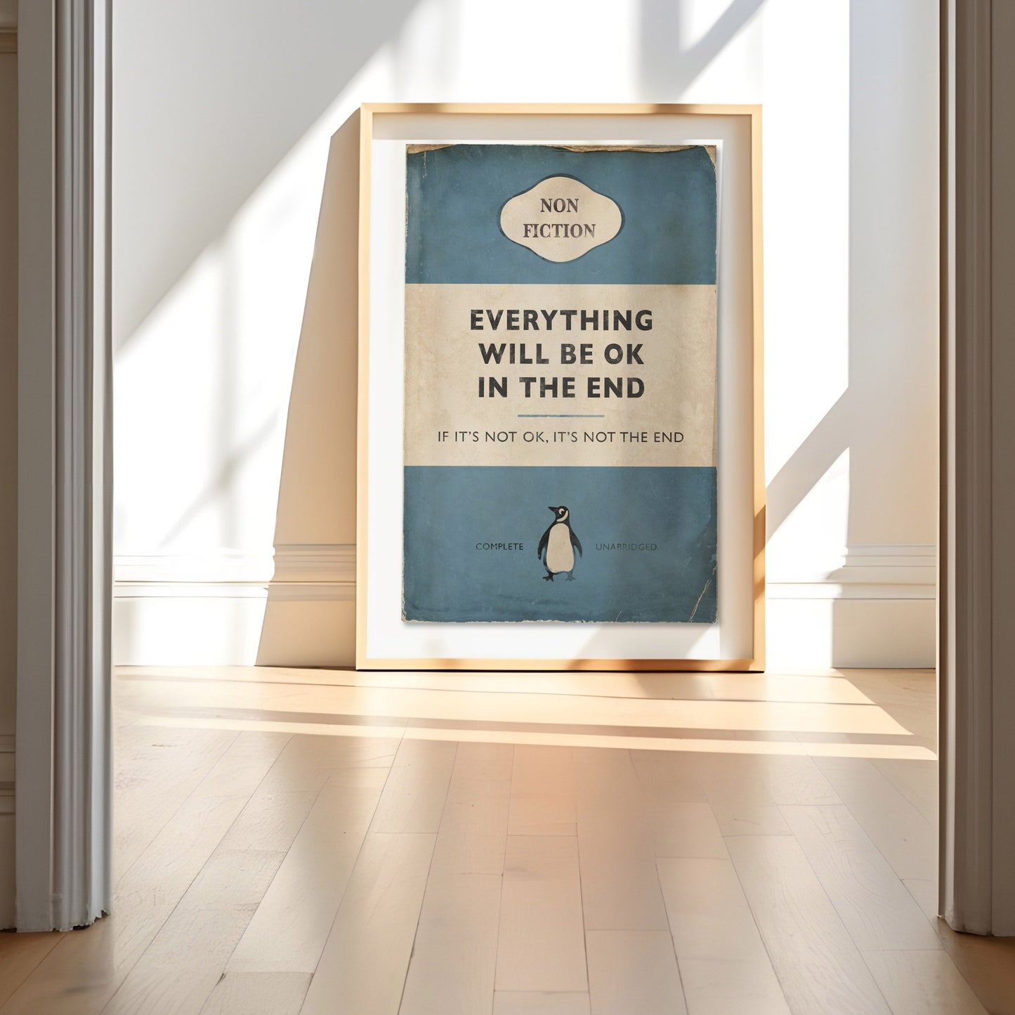 Everything Will Be Ok In The End - Penguin Book Cover Print