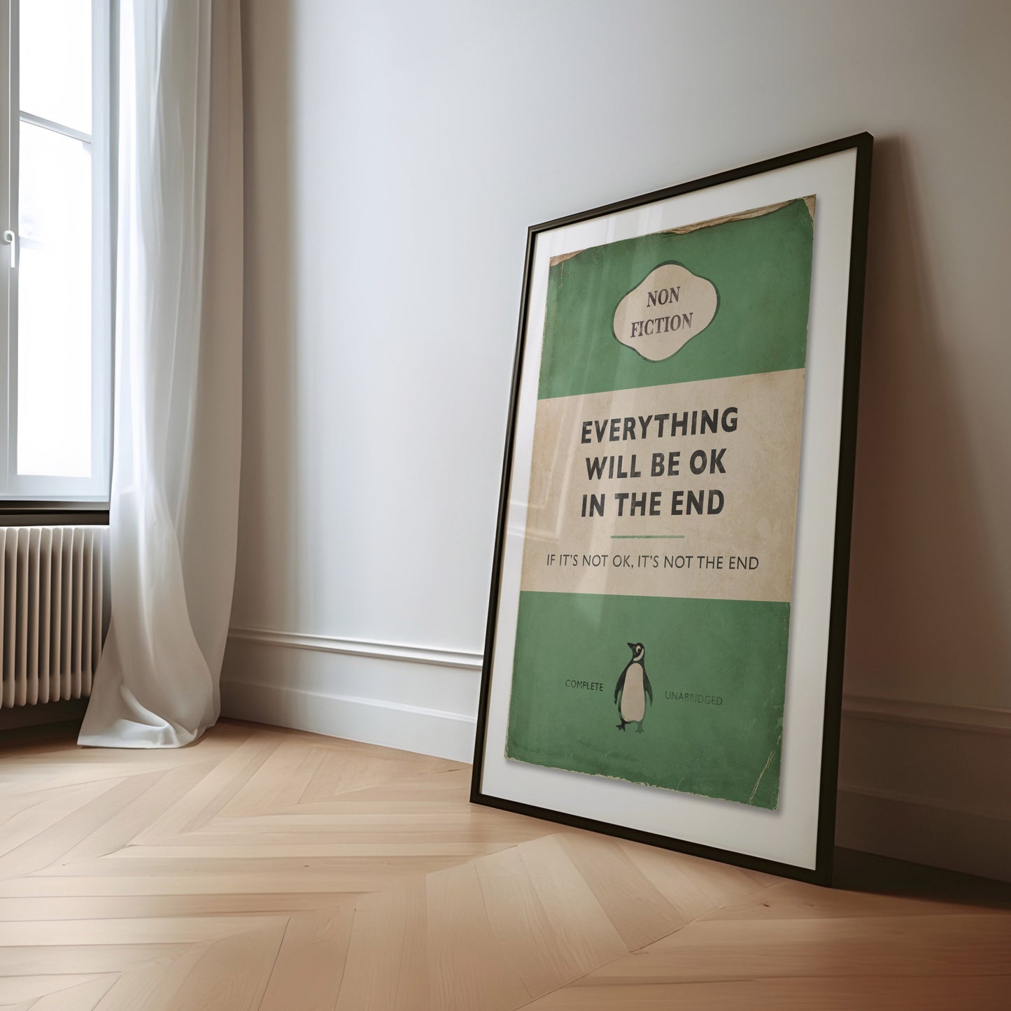 Everything Will Be Ok In The End - Penguin Book Cover Print
