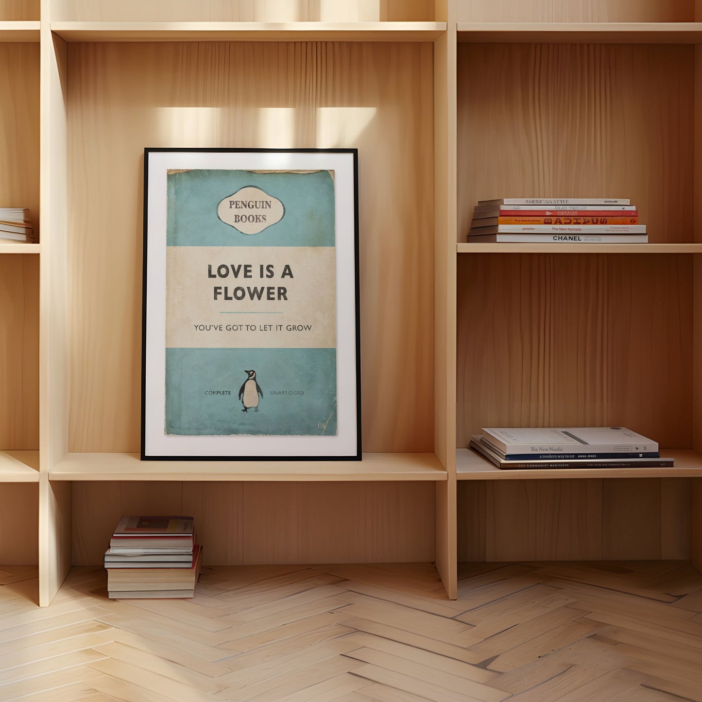 Love Is A Flower - Penguin Book Cover Print