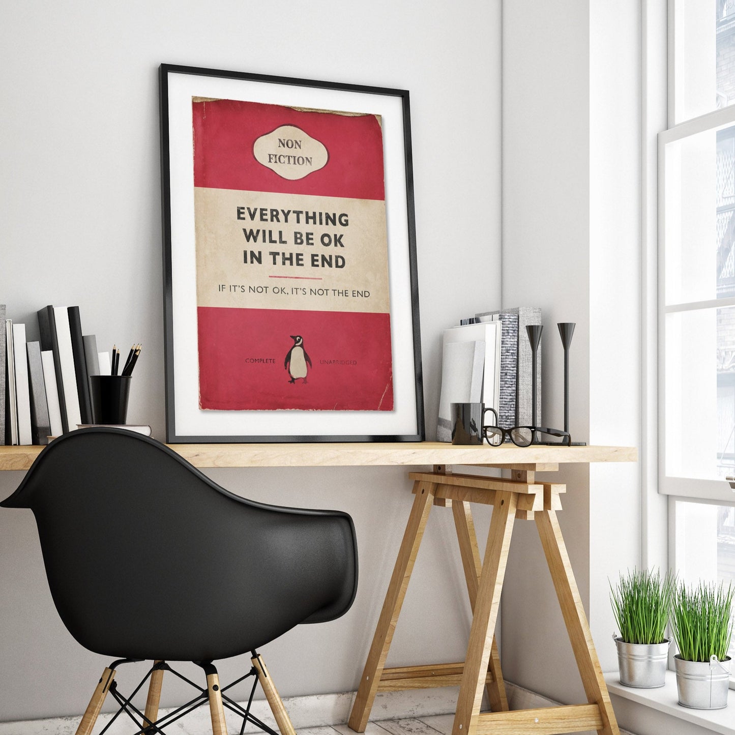 Everything Will Be Ok In The End - Penguin Book Cover Print