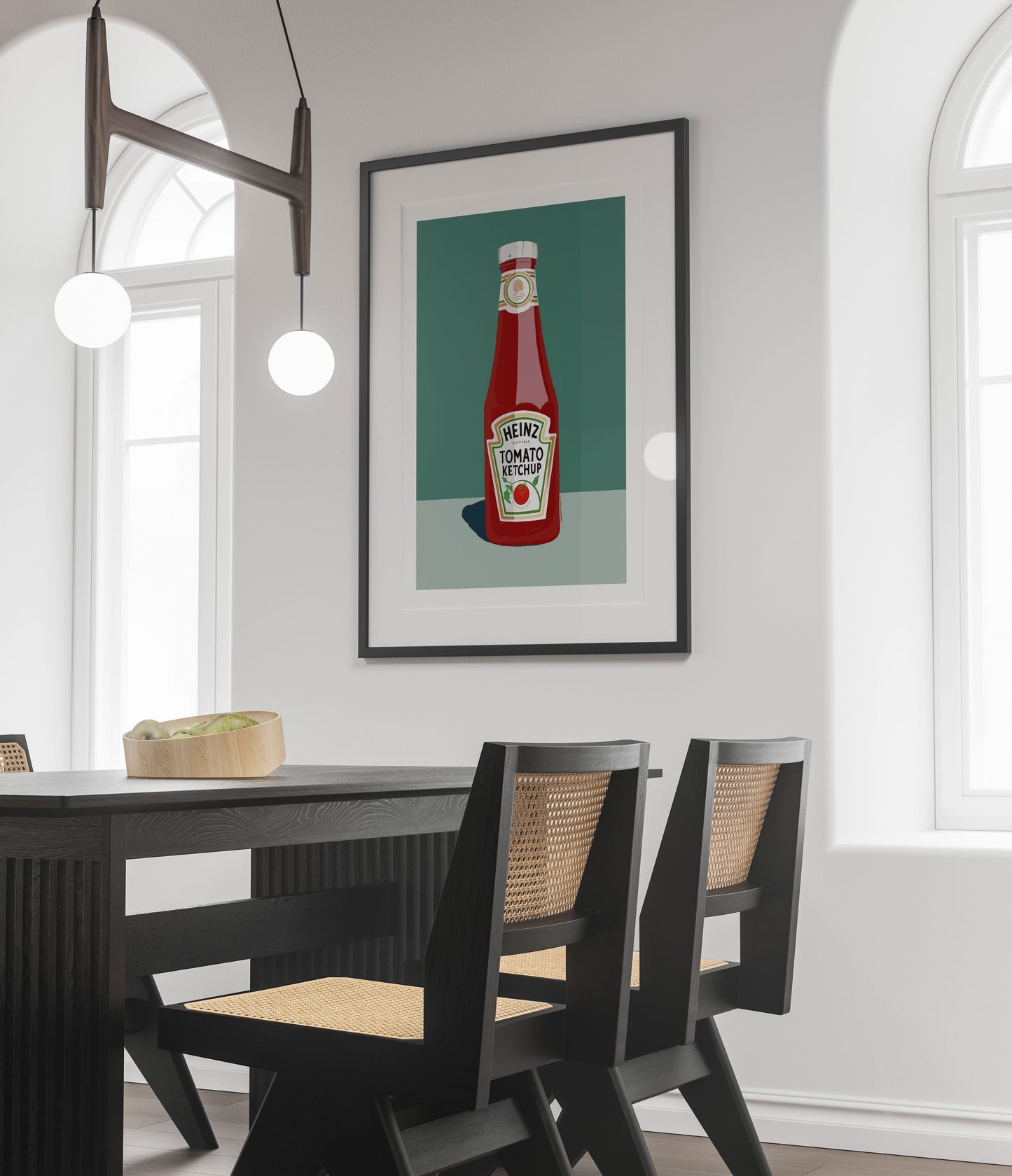 Ketchup - Kitchen Art Print