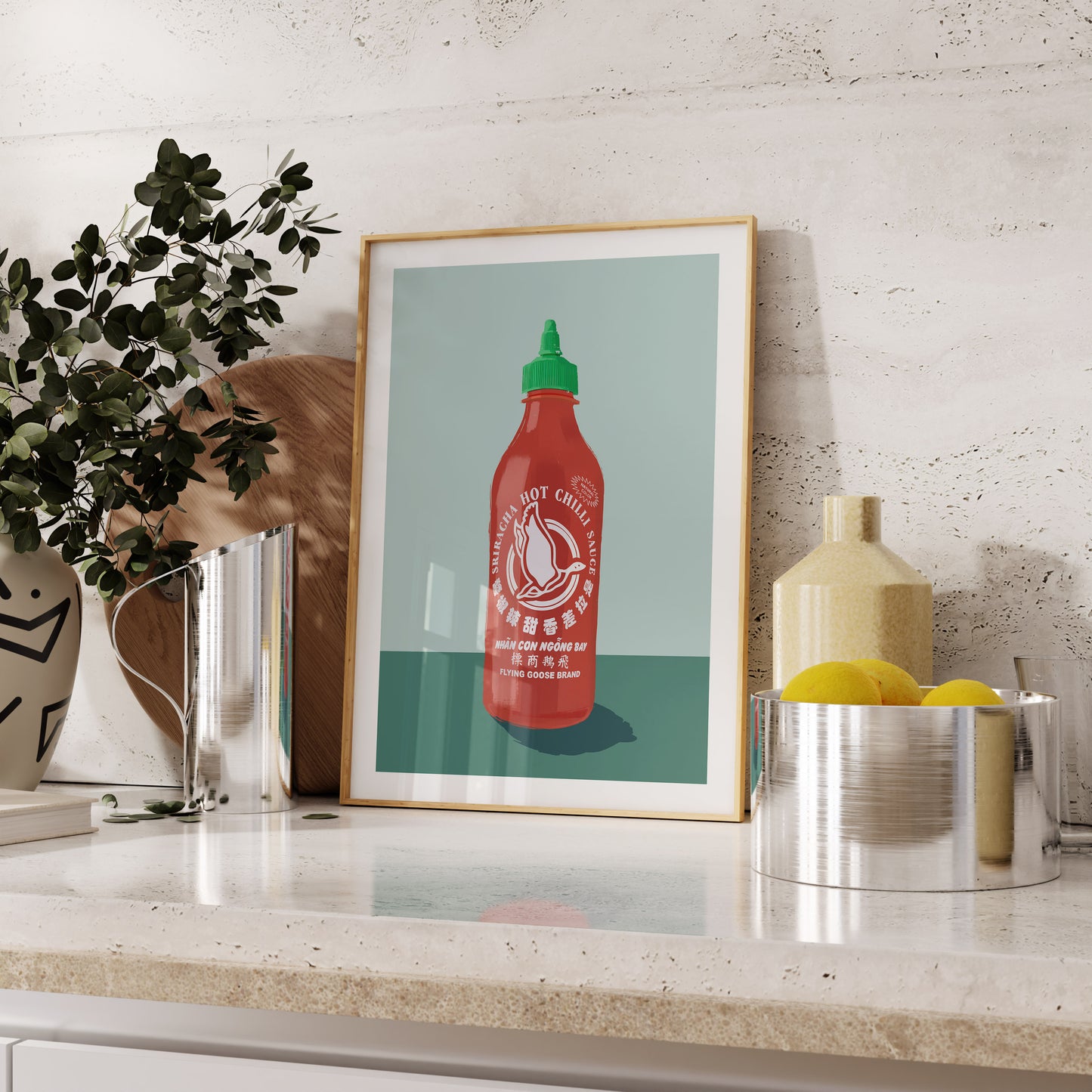 Chilli Sauce - Kitchen Art Print