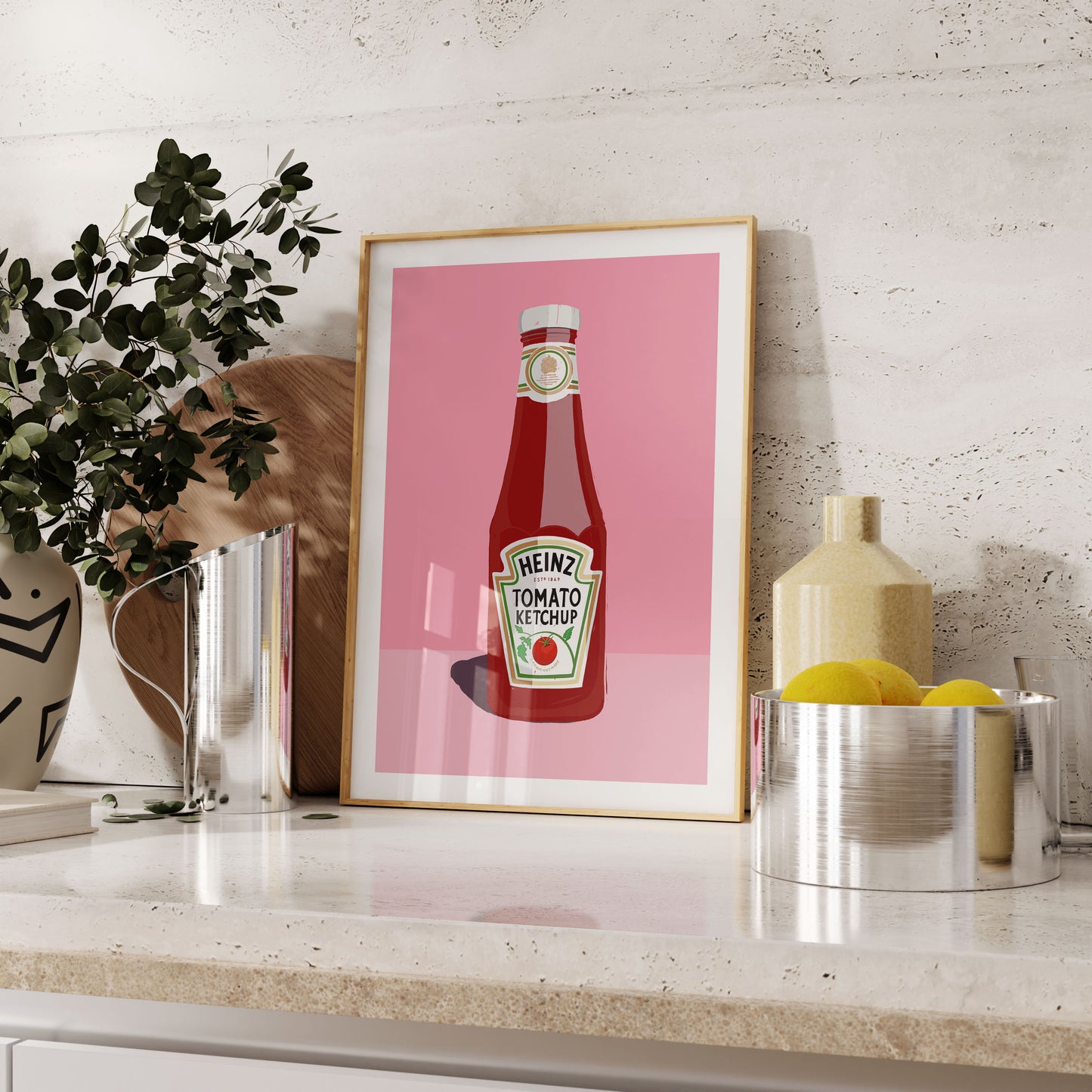 Ketchup - Kitchen Art Print