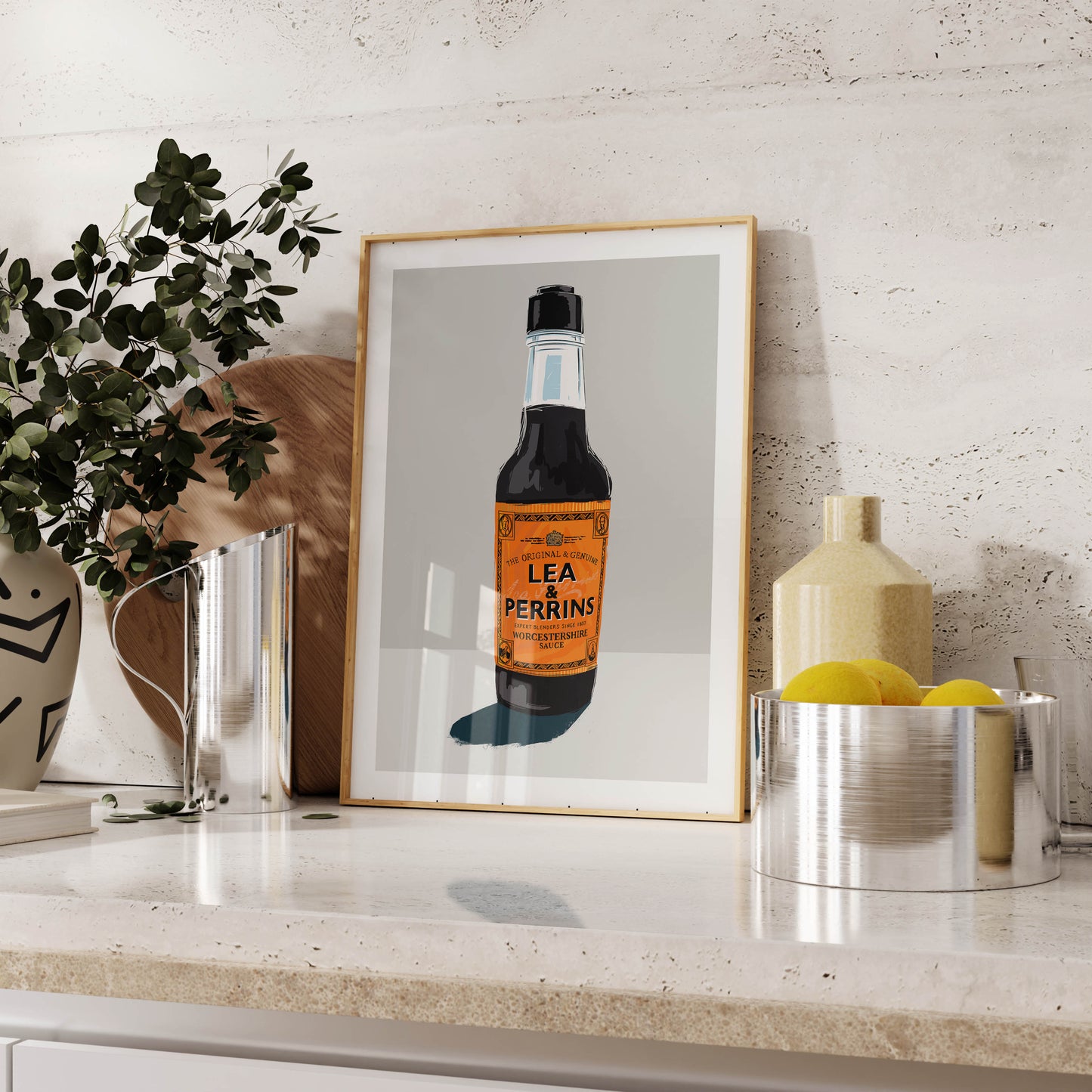 Worcestershire Sauce - Kitchen Art Print