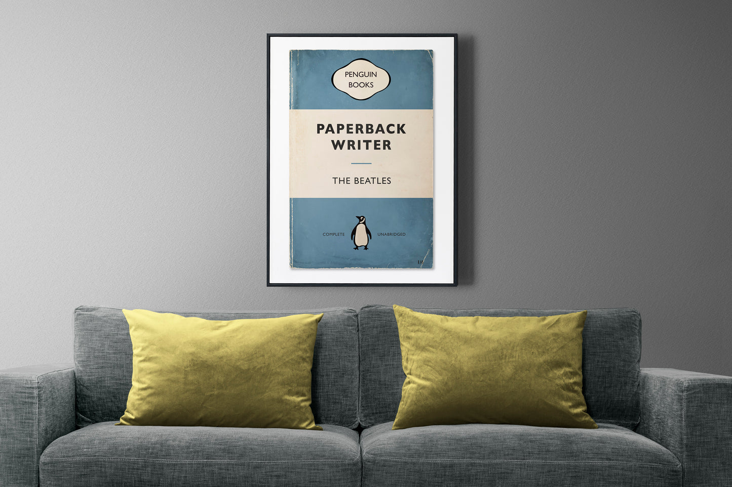 Paperback Writer | The Beatles - Penguin Book Cover Print