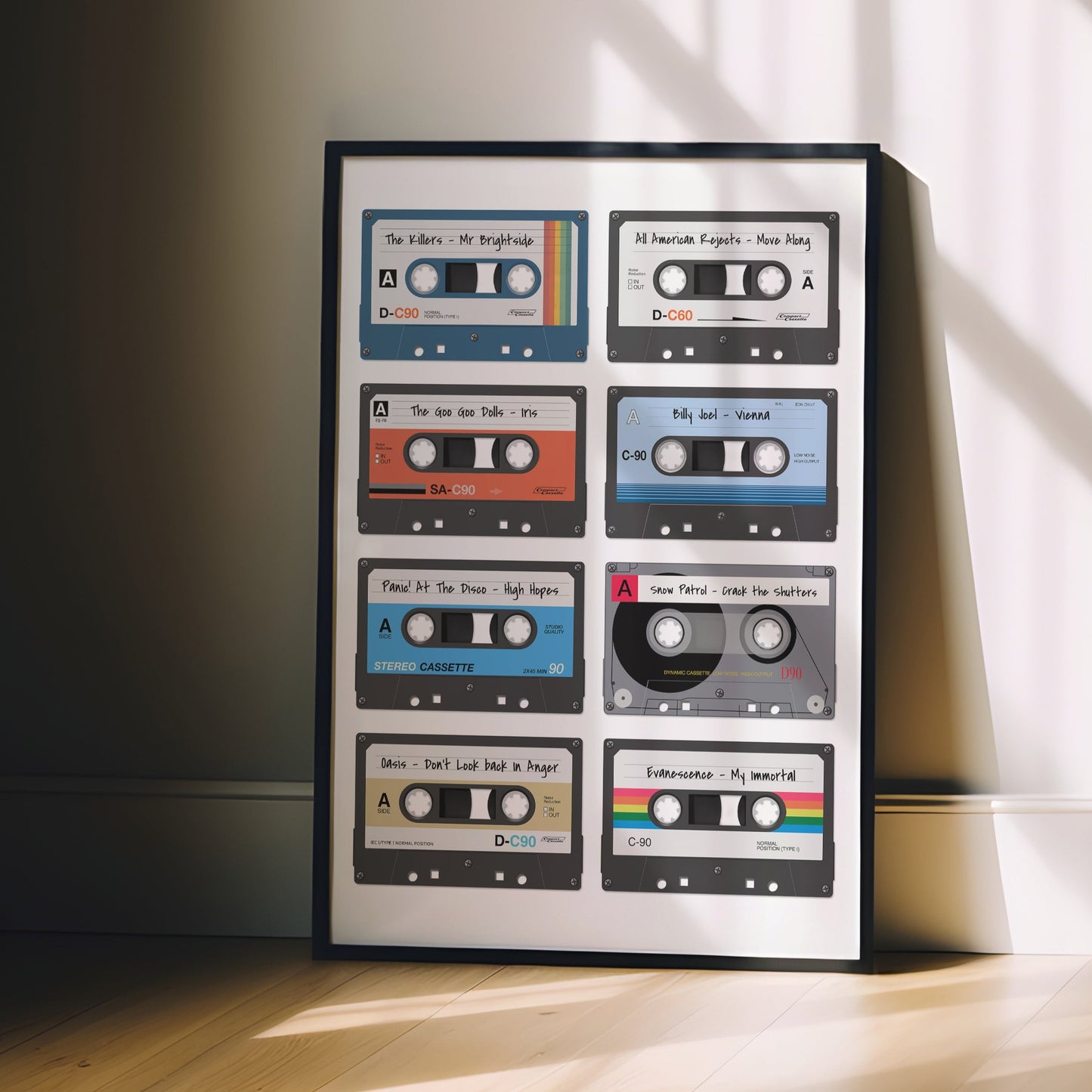 Personalised Cassette Tape Print