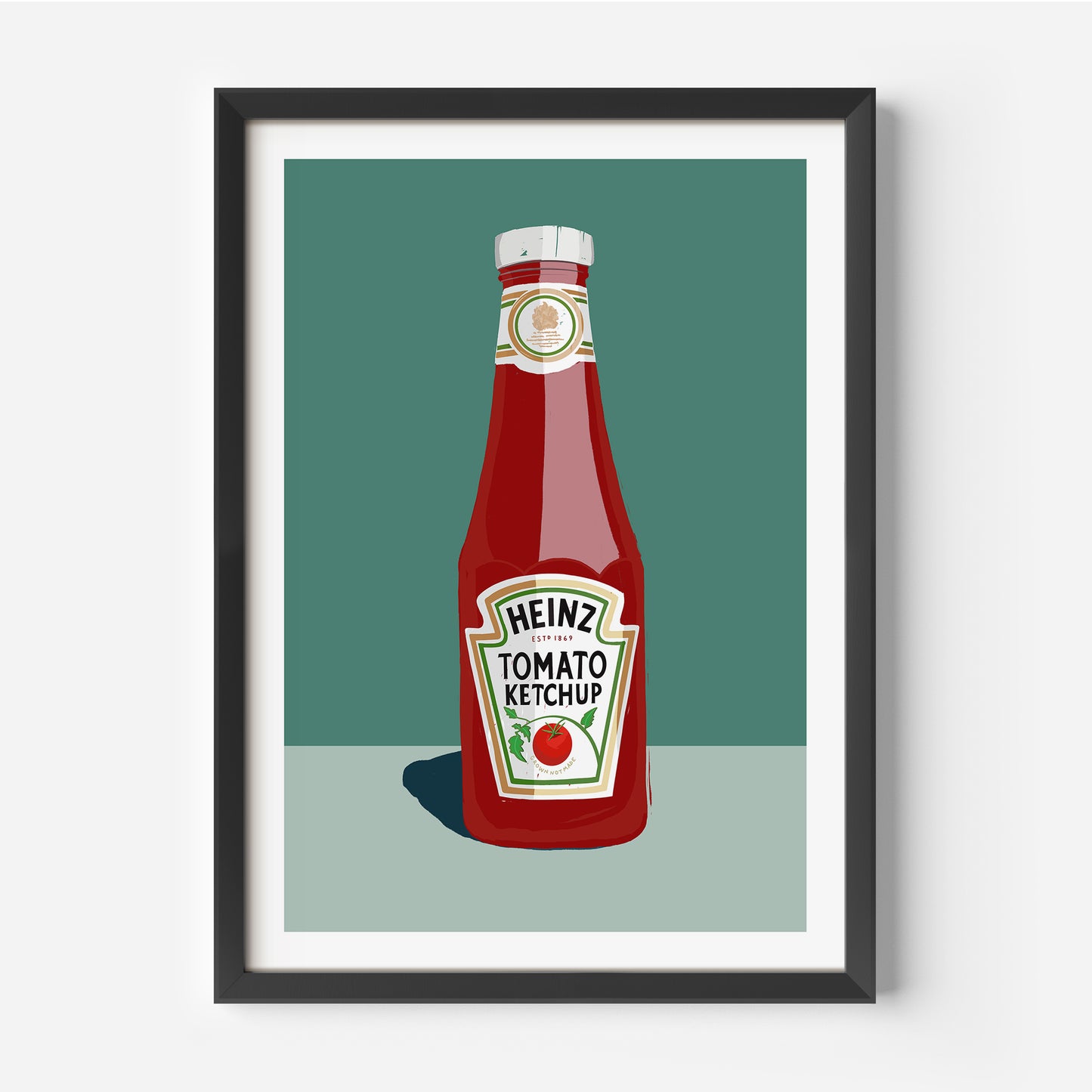 Ketchup - Kitchen Art Print