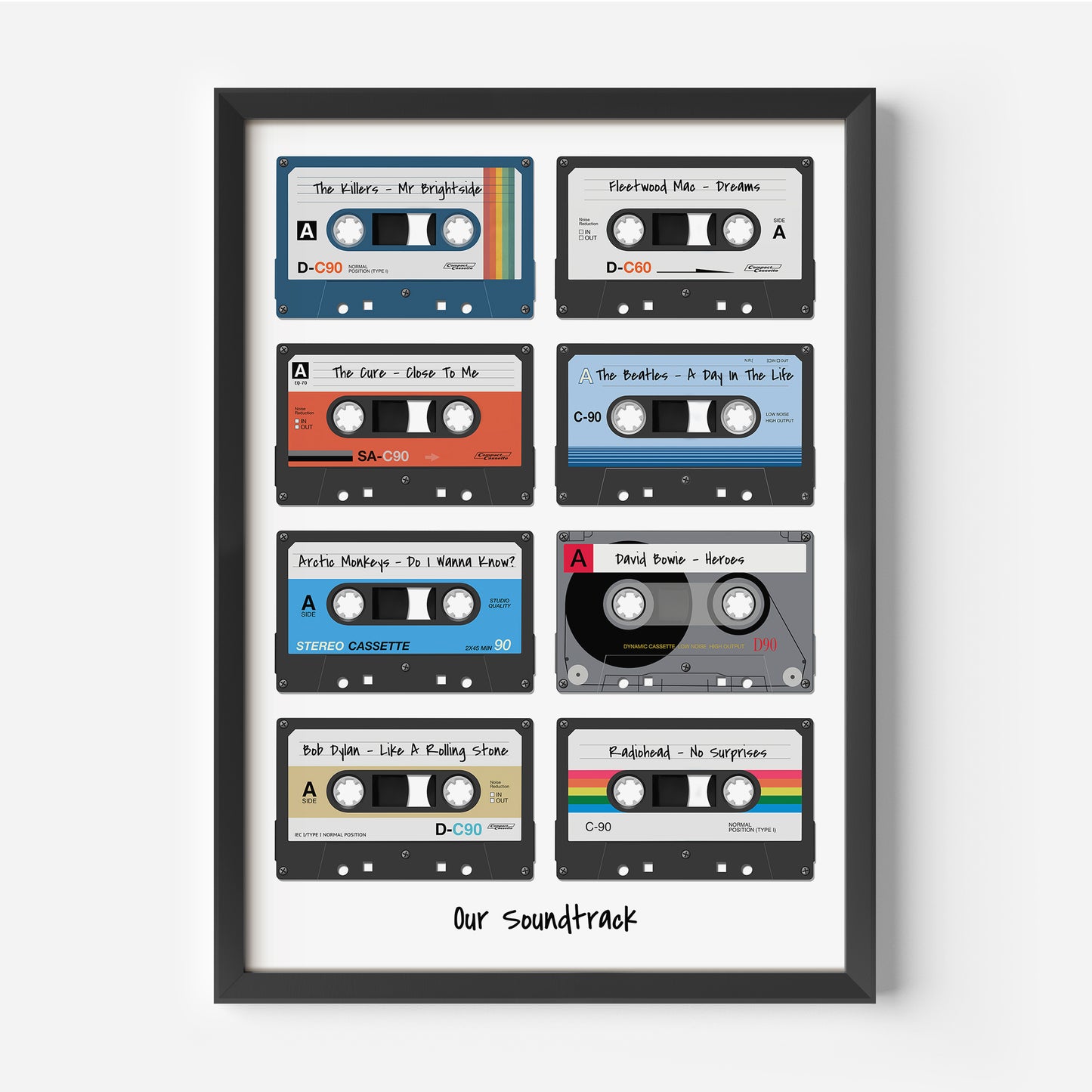 Personalised Cassette Tape Print