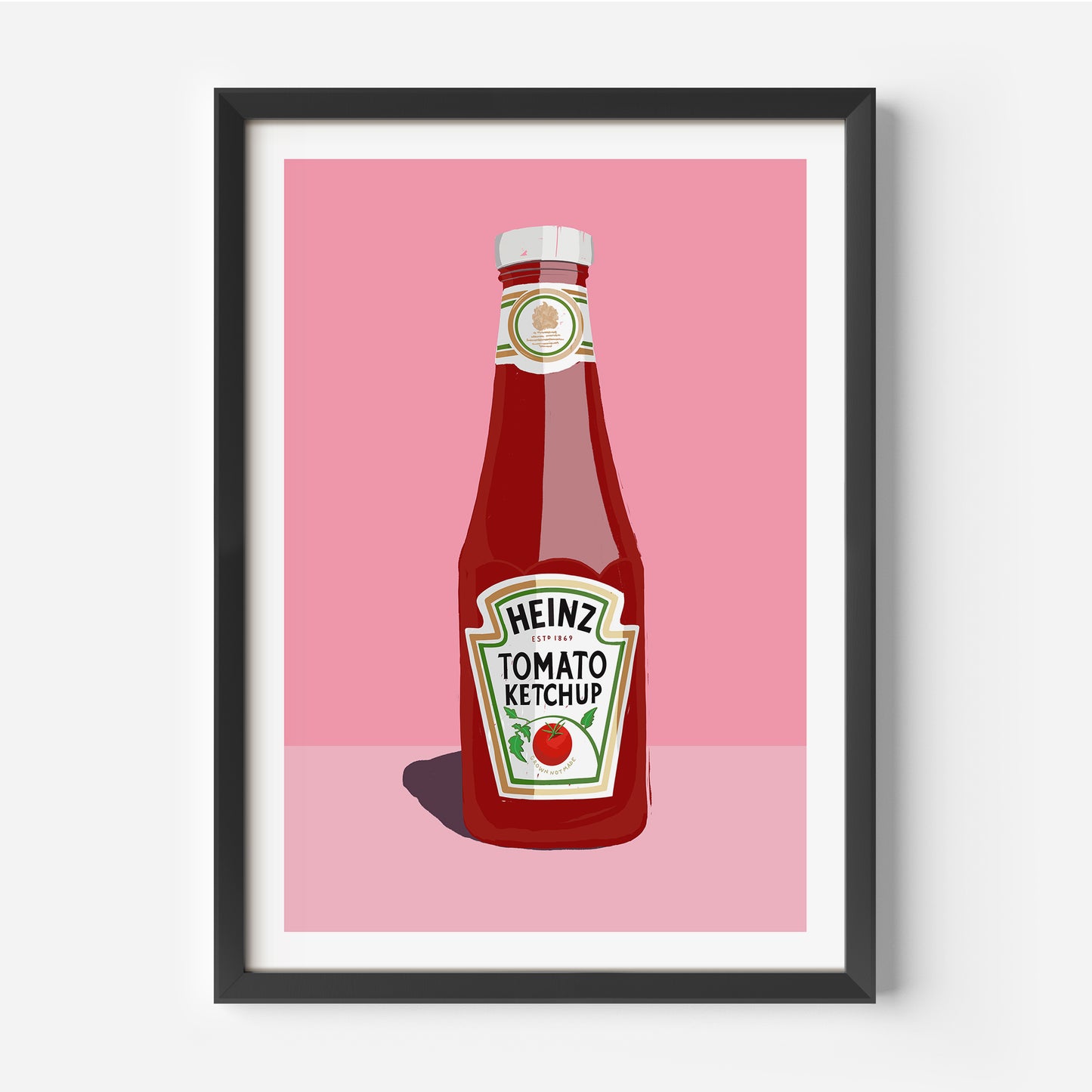 Ketchup - Kitchen Art Print
