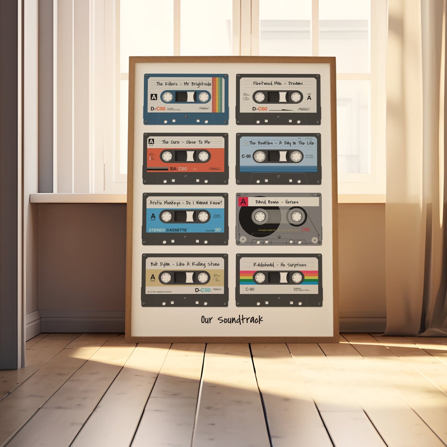 Personalised Cassette Tape Print