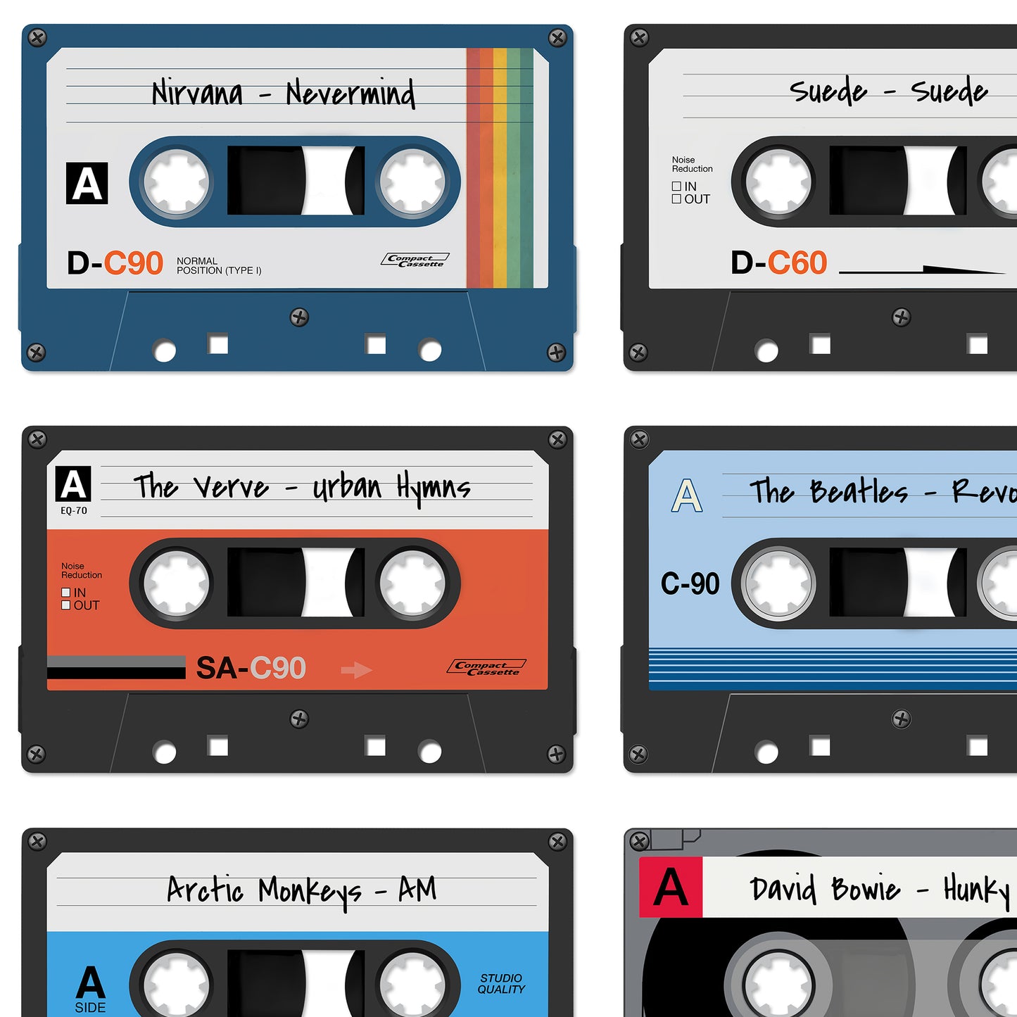 Personalised Cassette Tape Print